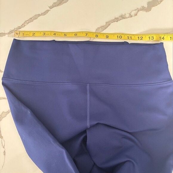 Fabletics | Women's Kessler II High Waisted Strappy 7/8 Workout Leggings Blue L - Picture 14 of 15